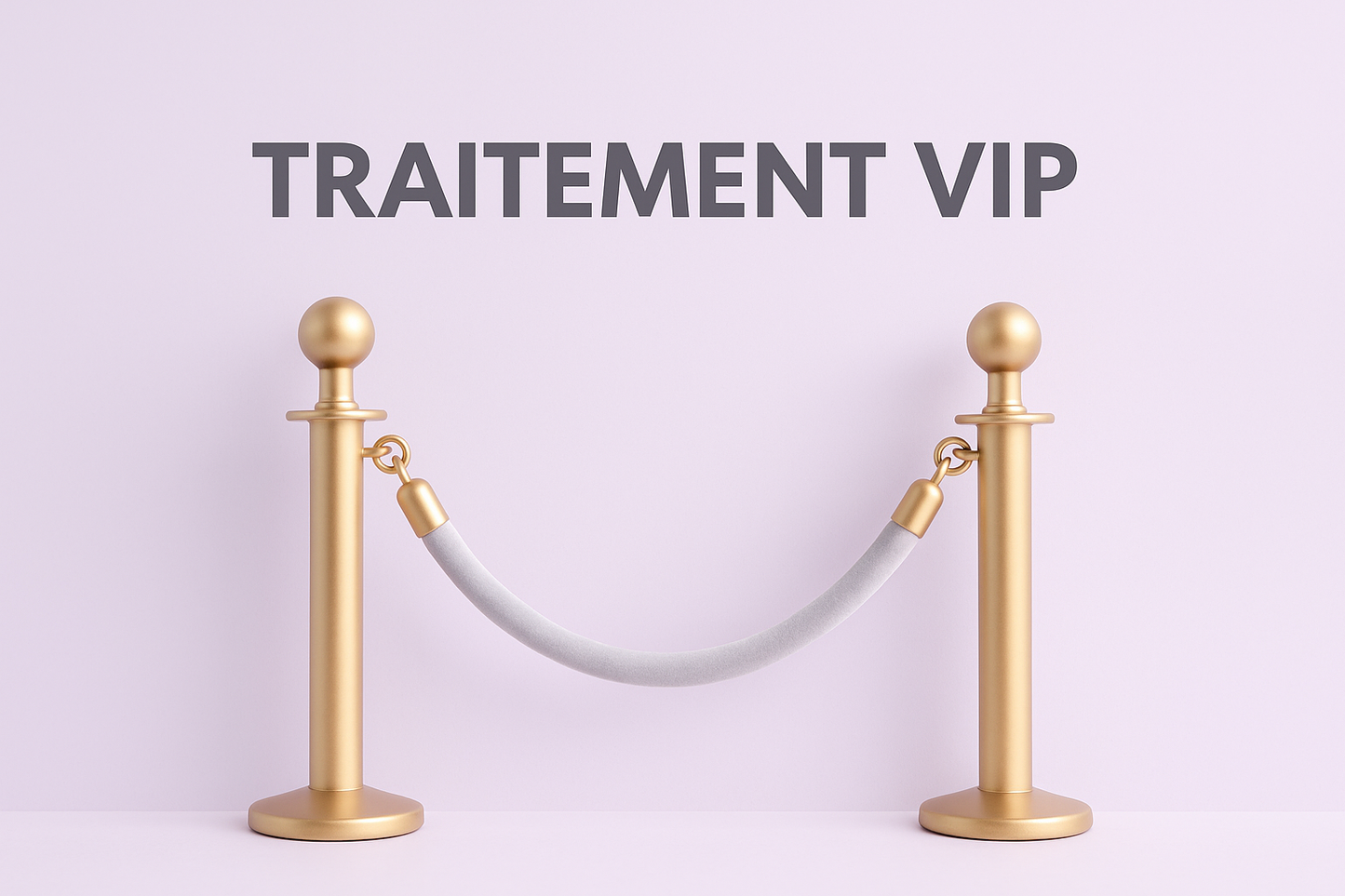 Traitement VIP de votre commande (24H00)